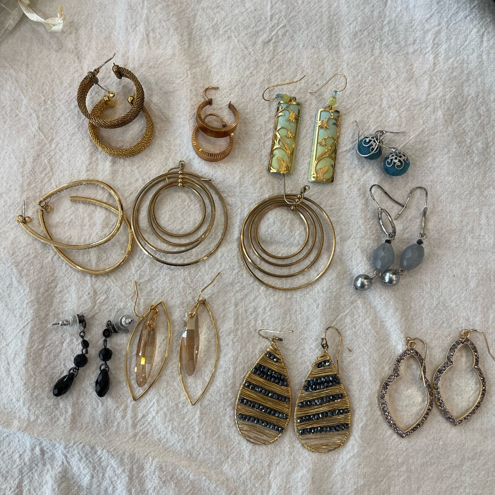 11 Pairs of Earrings